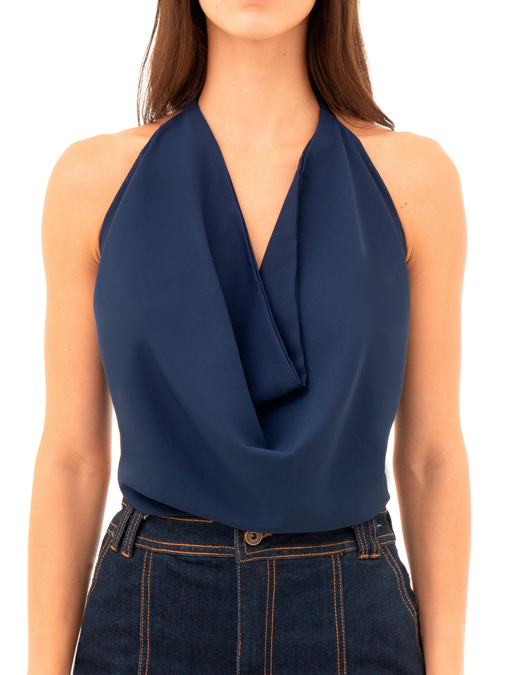 Blusa para dama tipo pañoleta con diseño elegante y versátil