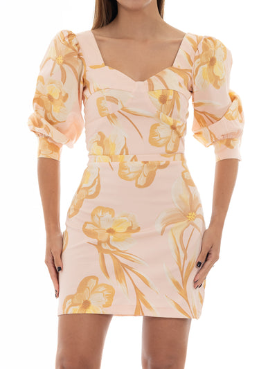 Vestido Peach Bloom