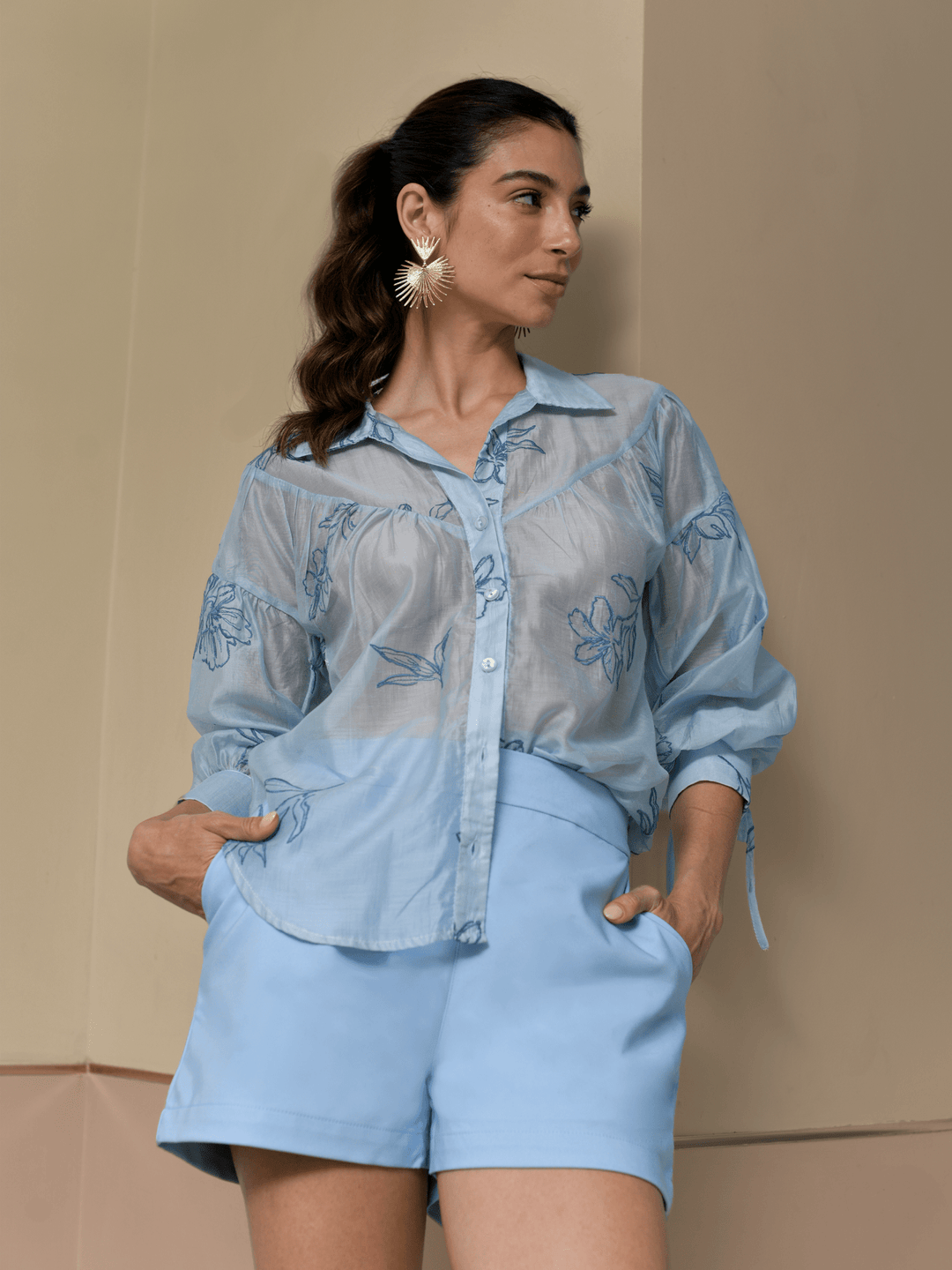Blusa Dorset Cream - Free Store Col