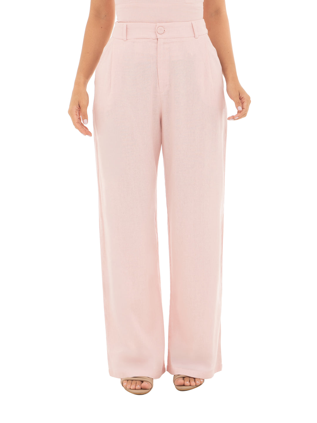 pantalon femenino con pretina anatomica y bolsillos laterales